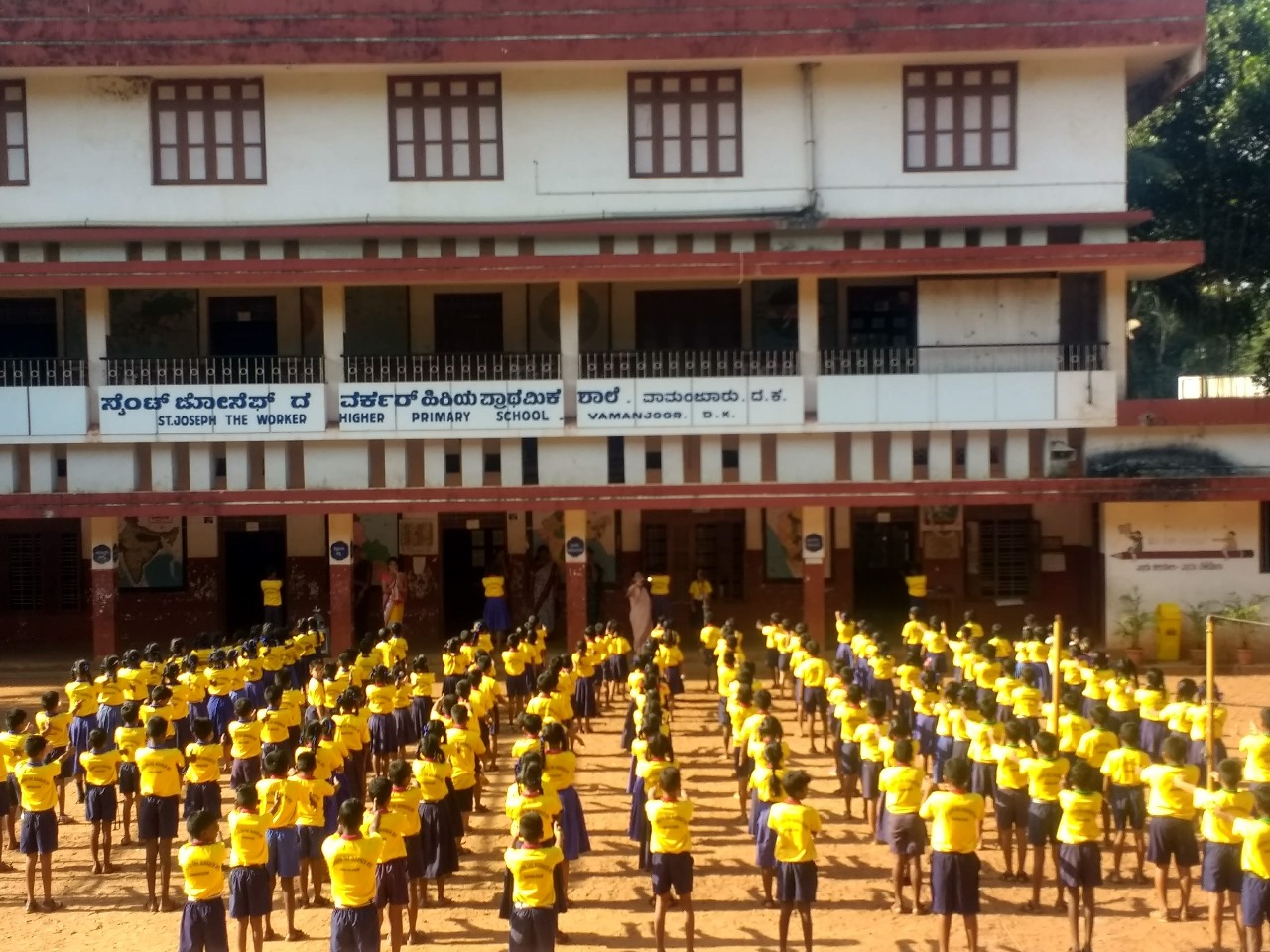 Church campus view